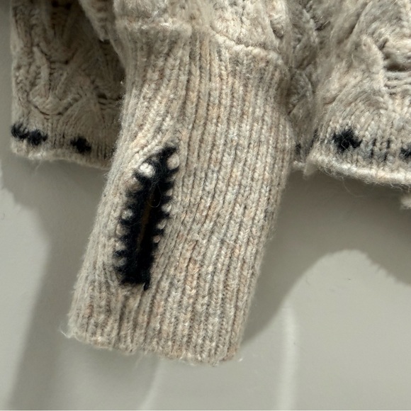 Free People Harriet Wool Knit Pullover Sweater Sz Small - Picture 6 of 10